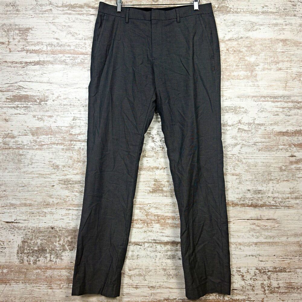 Bonobos Slim Fit Stretch Weekday Warrior Pants Men's 33x31 Tuesday Grey Slacks